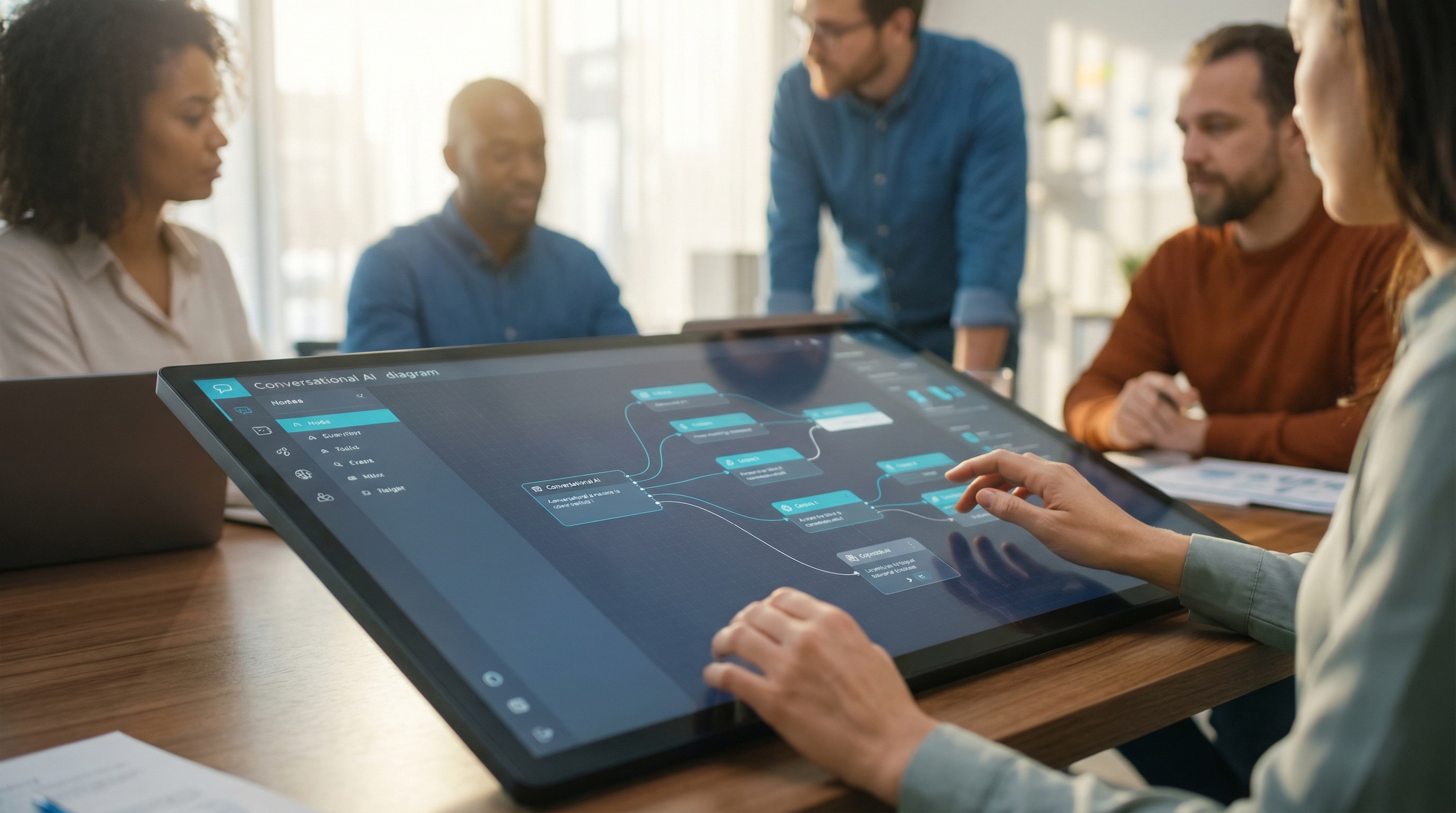 AetherConverse's agent orchestration, a feature of the Best Conversational AI Platforms 2026.