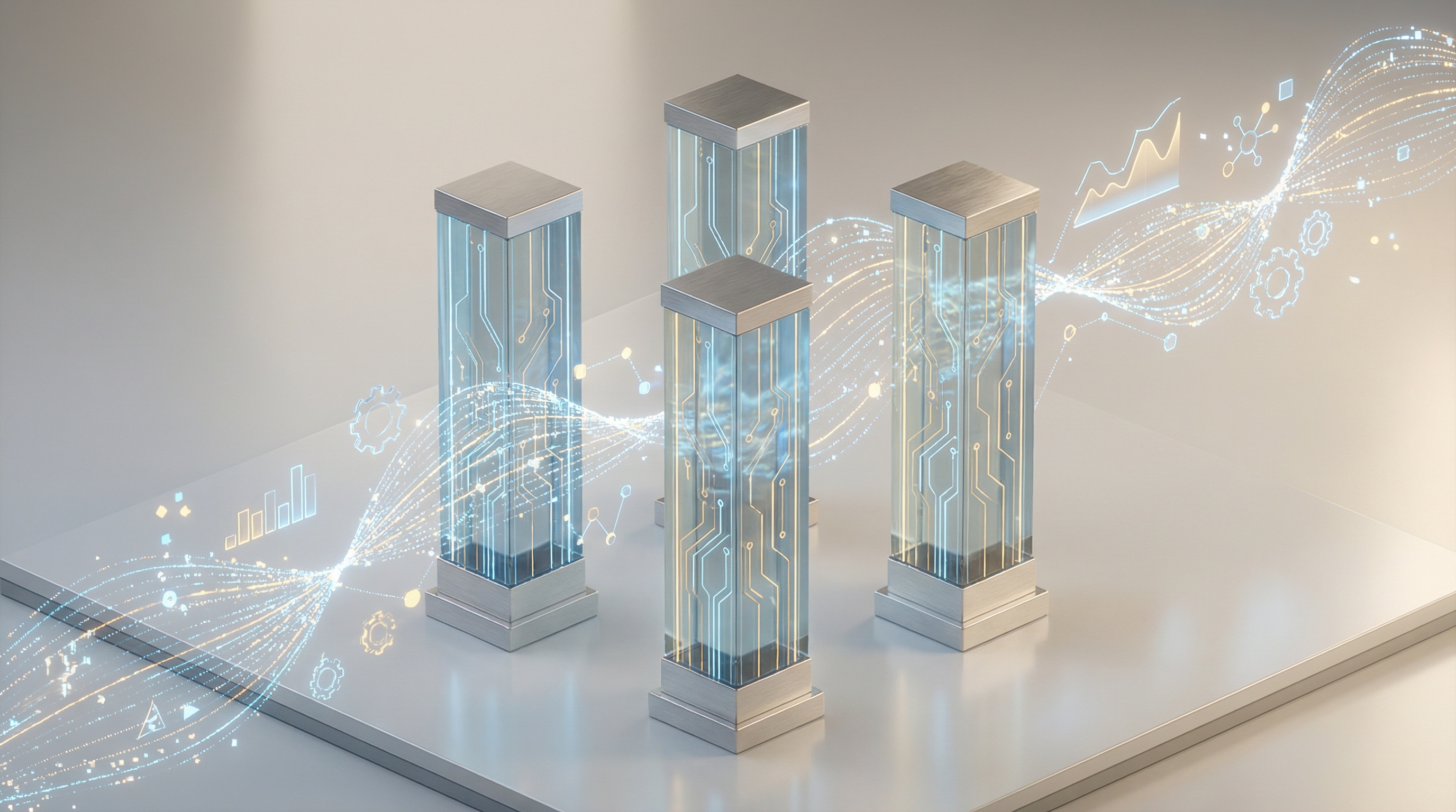 Four pillars of a successful Enterprise AI Strategy including business alignment and ROI