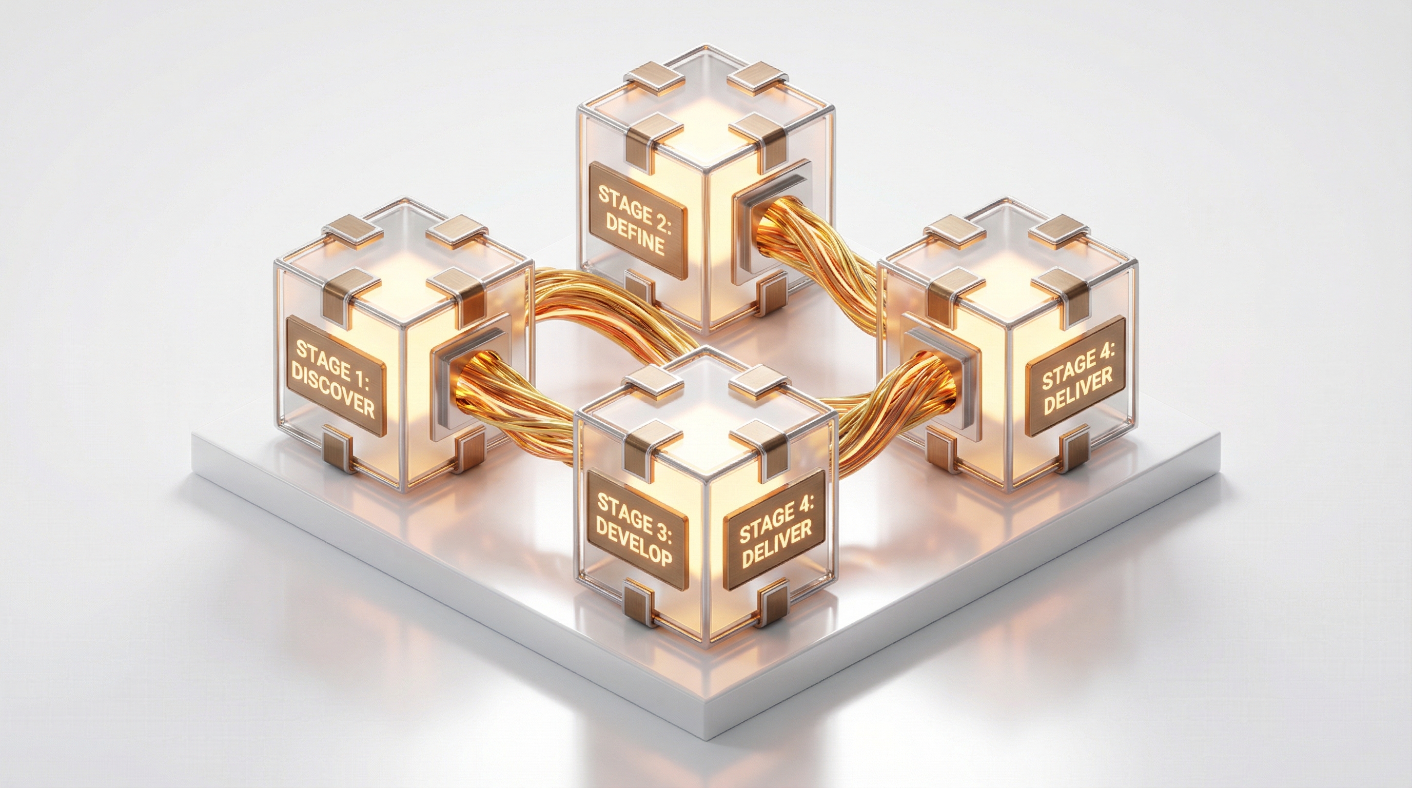 The 4 D's framework for data-driven personalized customer interactions and journey mapping.