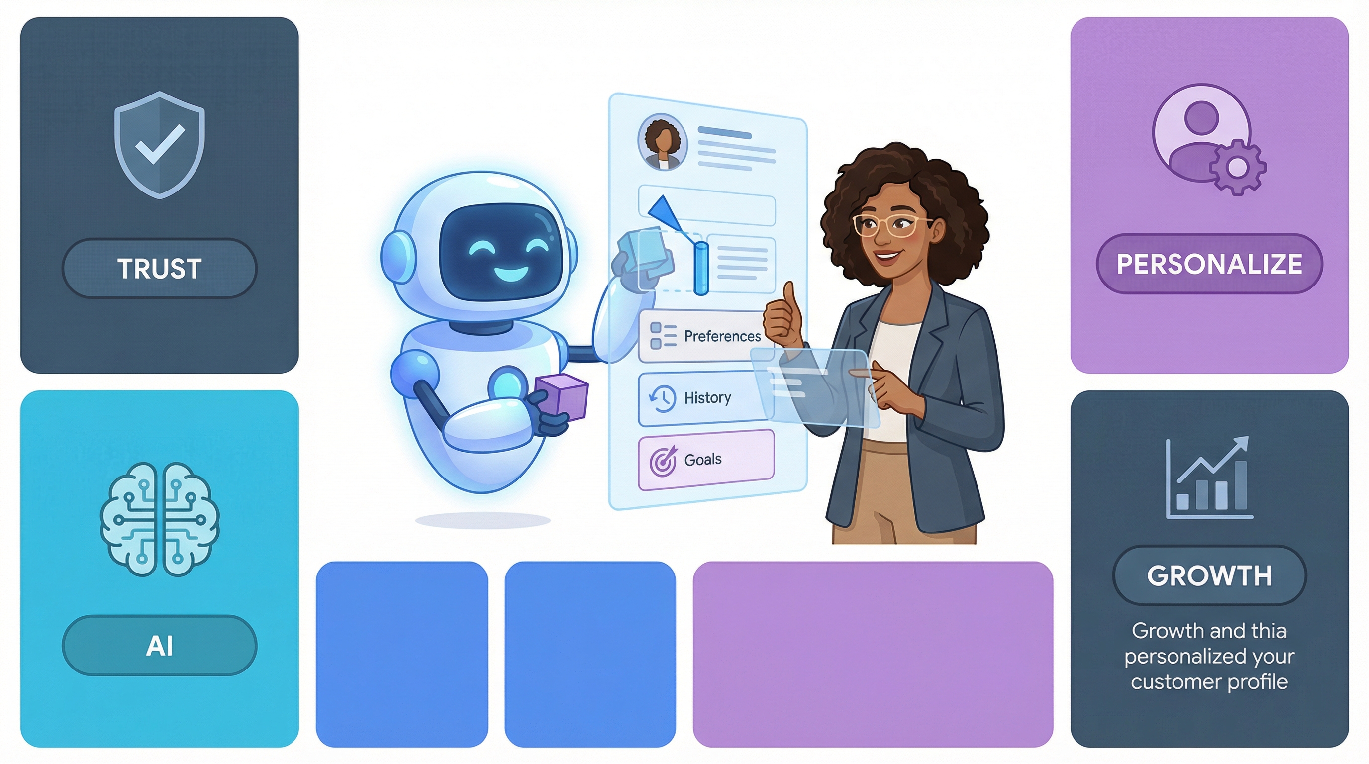 Personalized customer interactions driven by generative AI and trust in the 'personalize or perish' era.