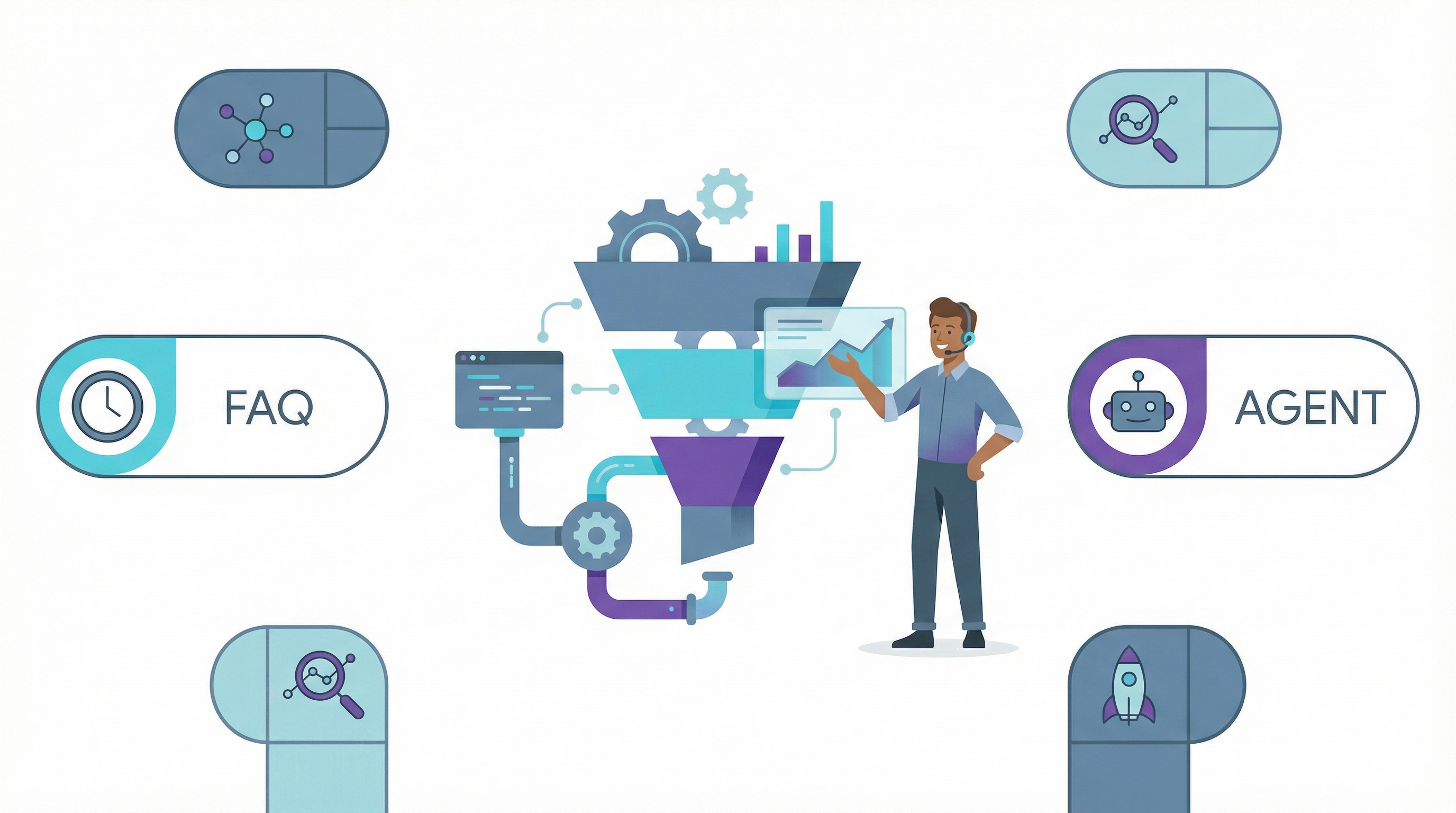 FAQ guide covering sales funnel automation software and AI impact on sales jobs